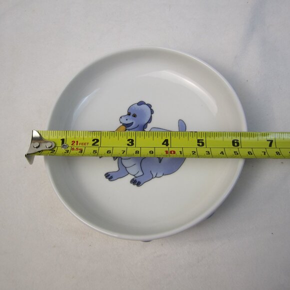 Vintage IKEA SMASKIG Childs Bowl & Plate Set Dragon 1999 # 16558 - Picture 8 of 8